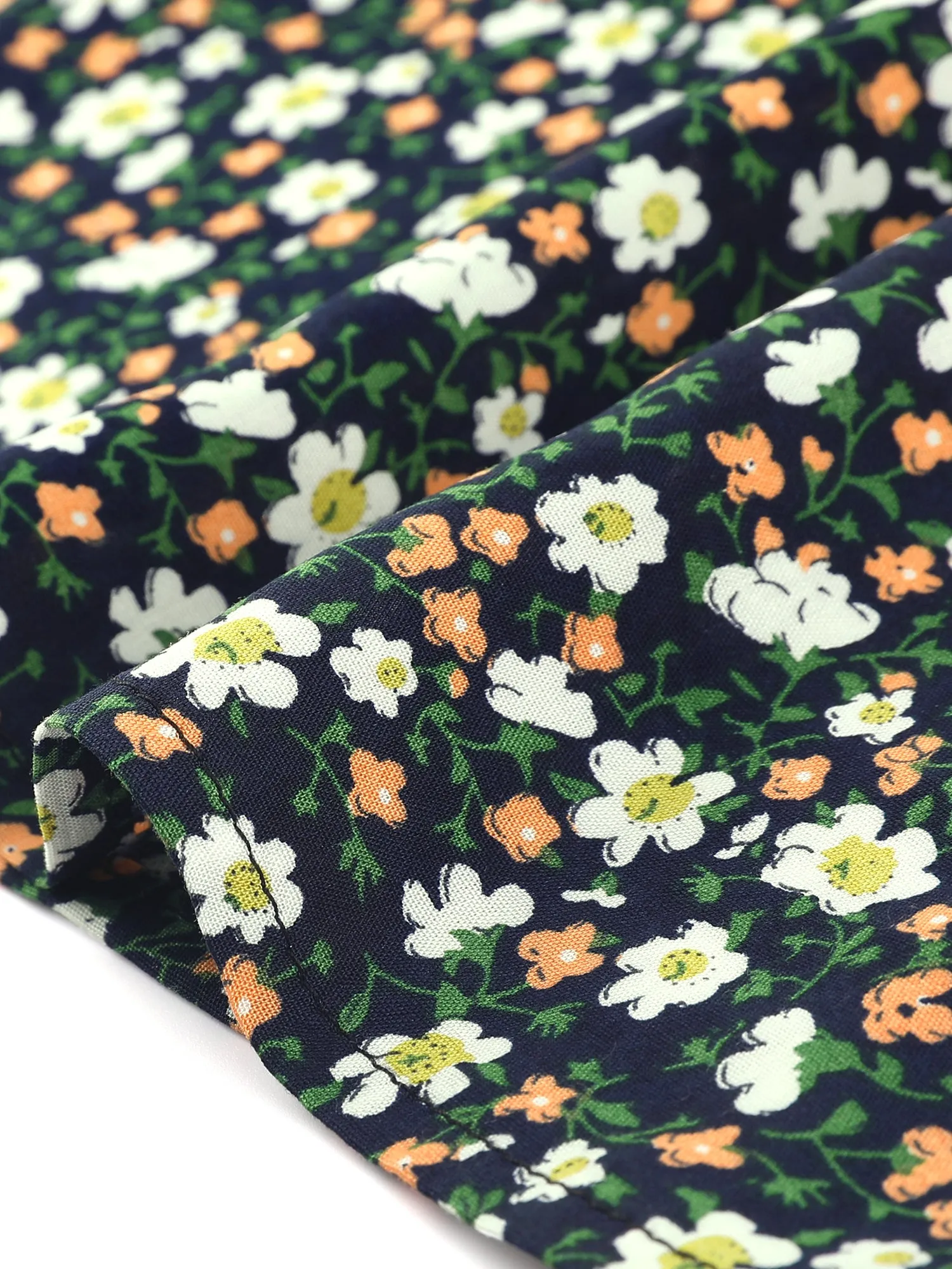 Sweetheart Neck Raglan Sleeve Retro Ruffle Floral Tops
