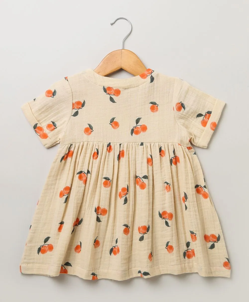Sweetlime By AS All-over Peach Printed Co-ord Set.
