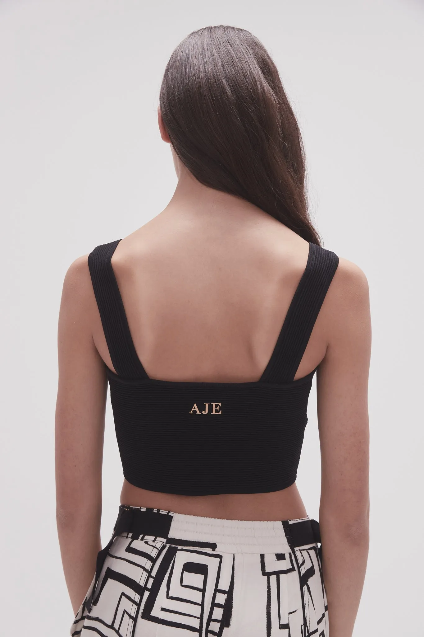 Sybil Twist Knit Bustier