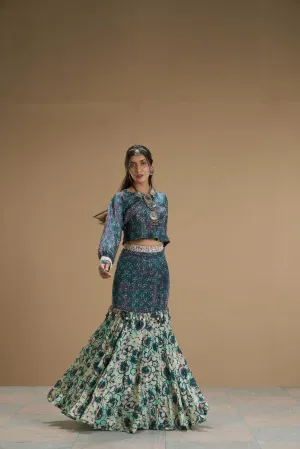 Taabir Skirt And Top Set