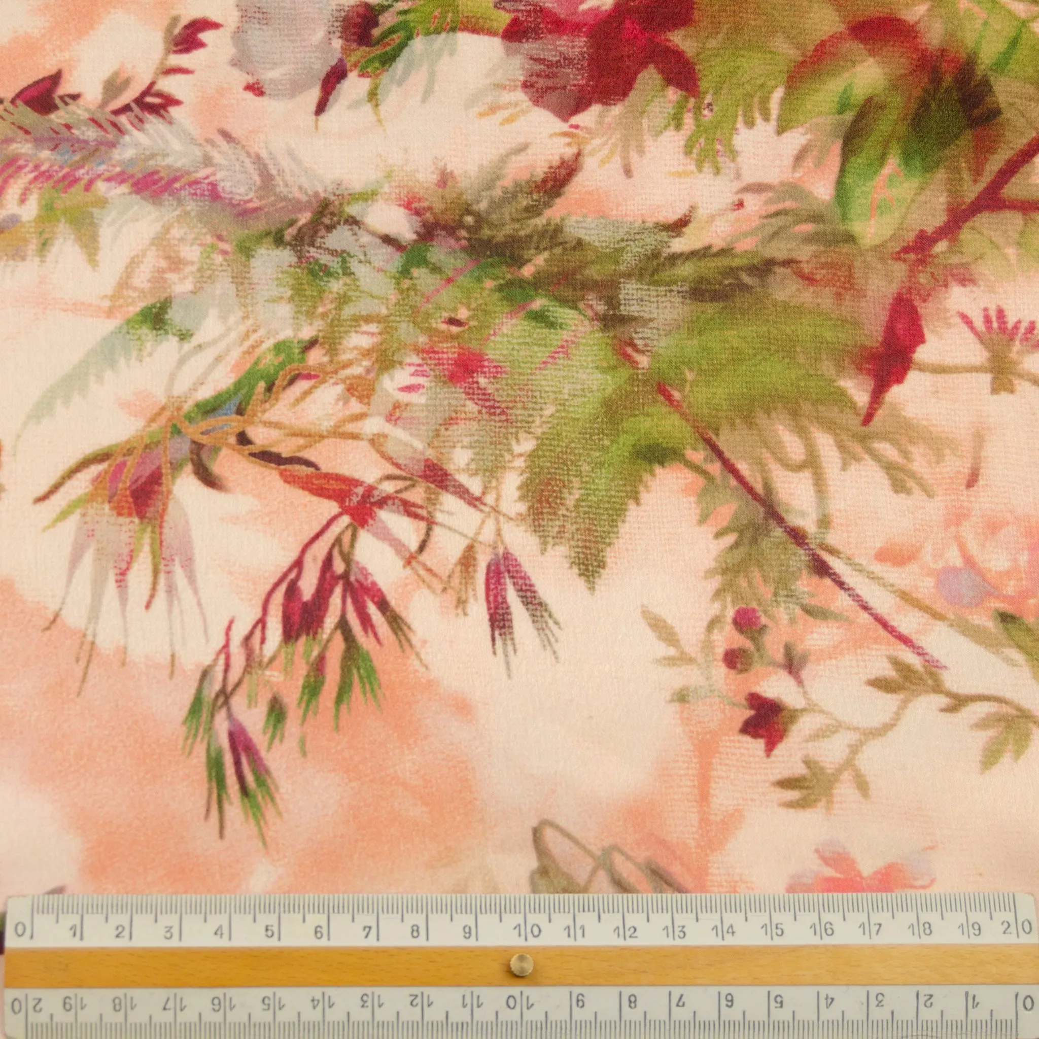 Talia Pink Polyester SHOWROOM SAMPLE 34CM X 60CM