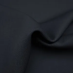 Tancred Dark Blue Twill Wool