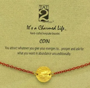 Tat2 "It's a Charmed Life" Bracelet "Coin"