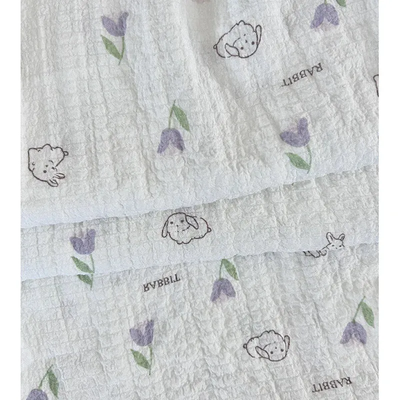 TAVIMART  -  Sleepwear Cotton Pajamas Long Sleeve Pyjamas Women Nightwear Lapel Pyjamas Home Clothes