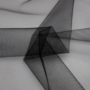 Tehila Black Tulle Polyester SHOWROOM SAMPLE 34CM X 60CM