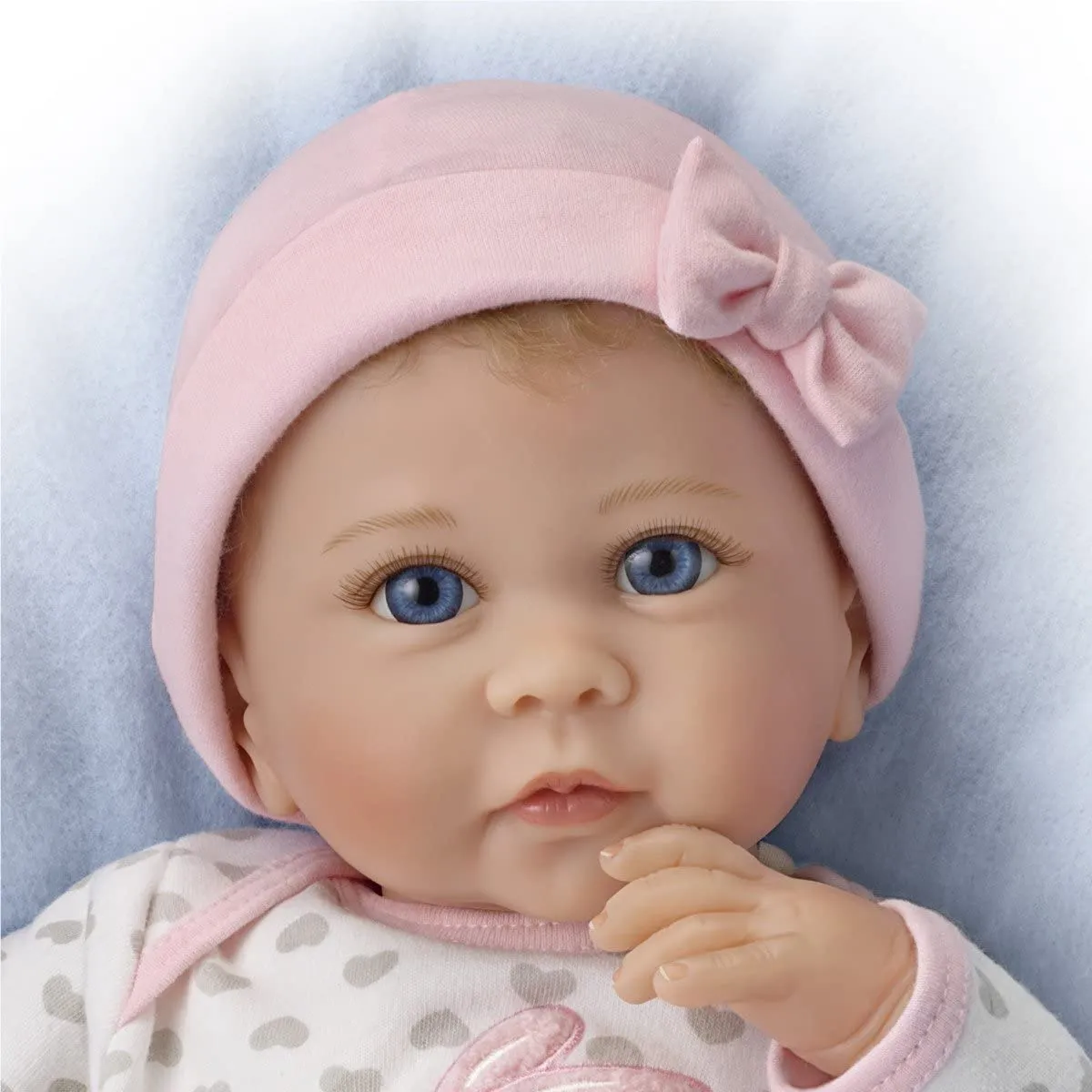 The Ashton - Drake Galleries Somebunny Loves You So Truly Real® Baby Girl Doll Realistic Weighted Fully Poseable with Soft RealTouch® Vinyl Skin by Master Doll Artist Linda Murray 17"-inches