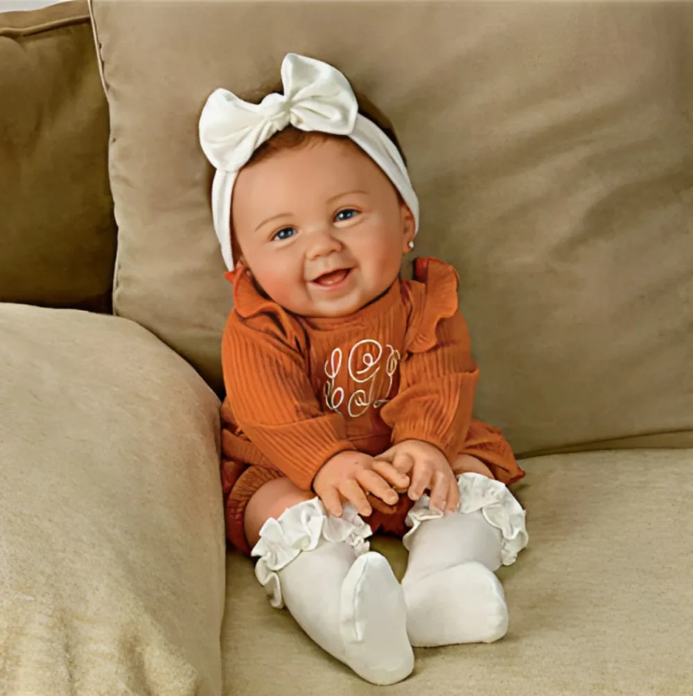 The Ashton-Drake Galleries Such A Doll Photo Contest Collection Issue #10: 'Lilah' Baby Doll Handcrafted Lifelike with RealTouch® Vinyl and Hand-Rooted Hair by Ping Lau 18-Inches
