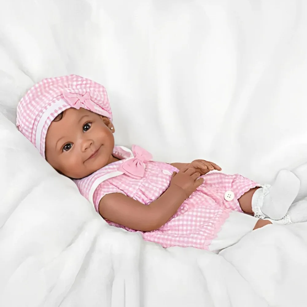 The Ashton-Drake Galleries Such A Doll Photo Contest Collection Issue #9: 'Nevaeh' Baby Doll Handcrafted Lifelike with RealTouch® Vinyl and Hand-Rooted Hair by Ping Lau 18-Inches