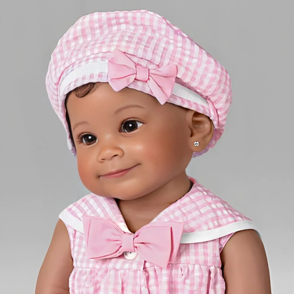 The Ashton-Drake Galleries Such A Doll Photo Contest Collection Issue #9: 'Nevaeh' Baby Doll Handcrafted Lifelike with RealTouch® Vinyl and Hand-Rooted Hair by Ping Lau 18-Inches