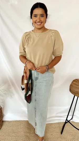 The Caramel Cappuccino Top