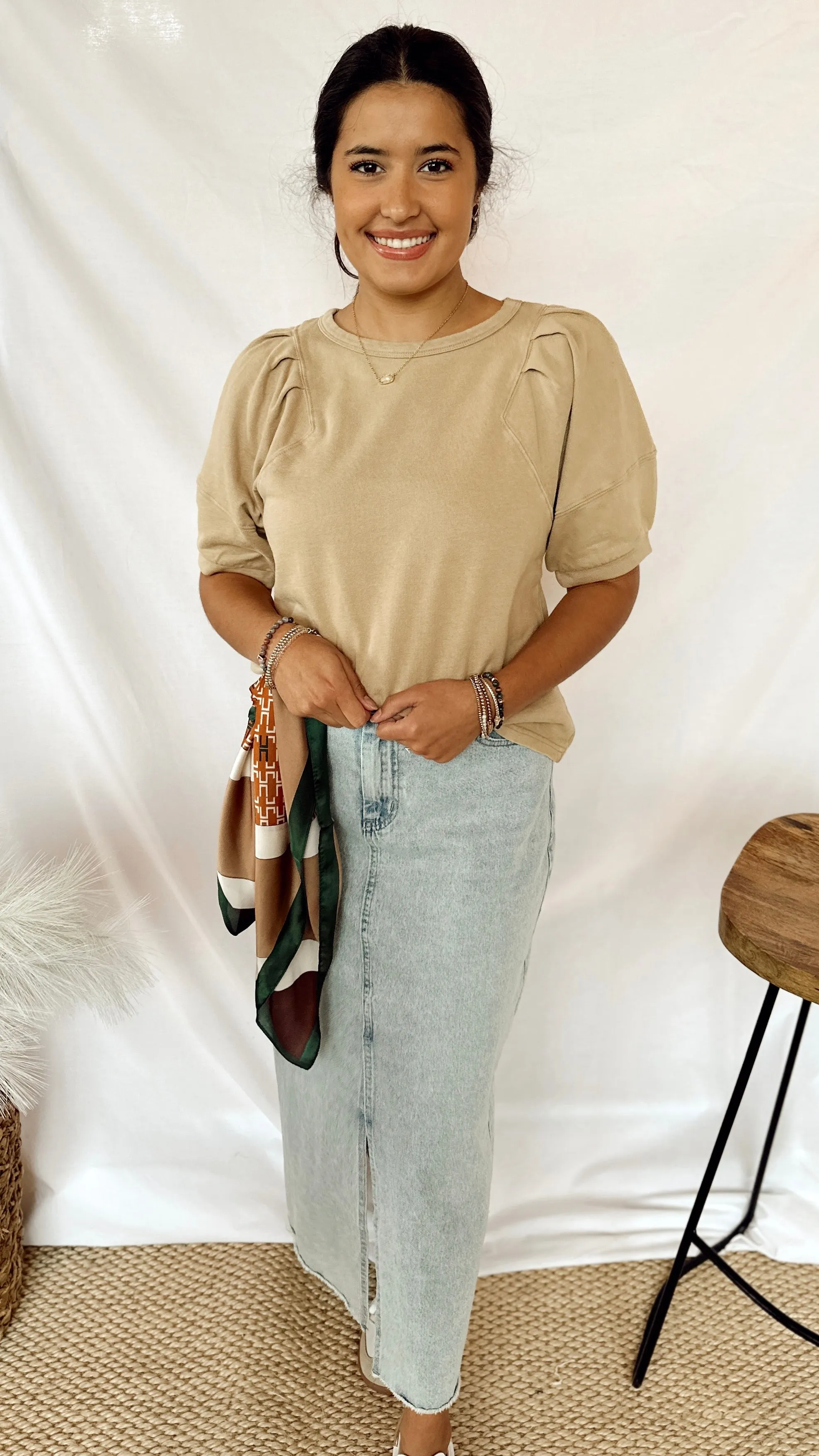 The Caramel Cappuccino Top