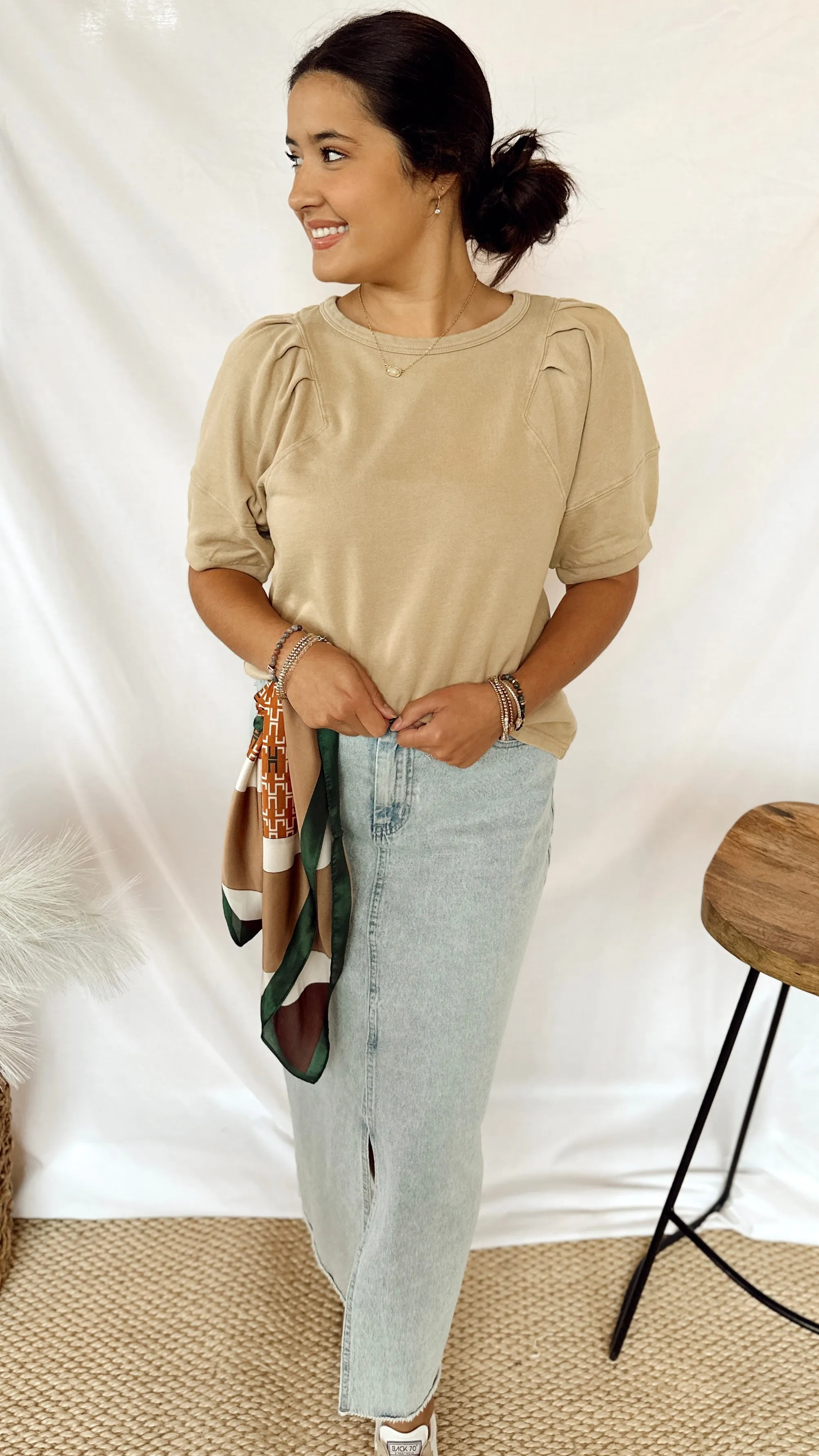 The Caramel Cappuccino Top