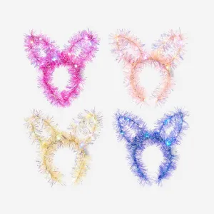 Tinsel Bunny Ear Headband