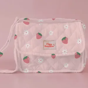Tiny Tummies Diaper Bag - Strawberry Picnic - Tiny Harlow