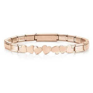 TRENDSETTER ROSE GOLD HEART BRACELET