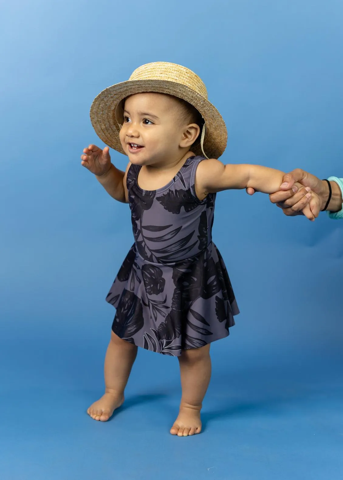Tropical Night | Baby Skirted One-Piece