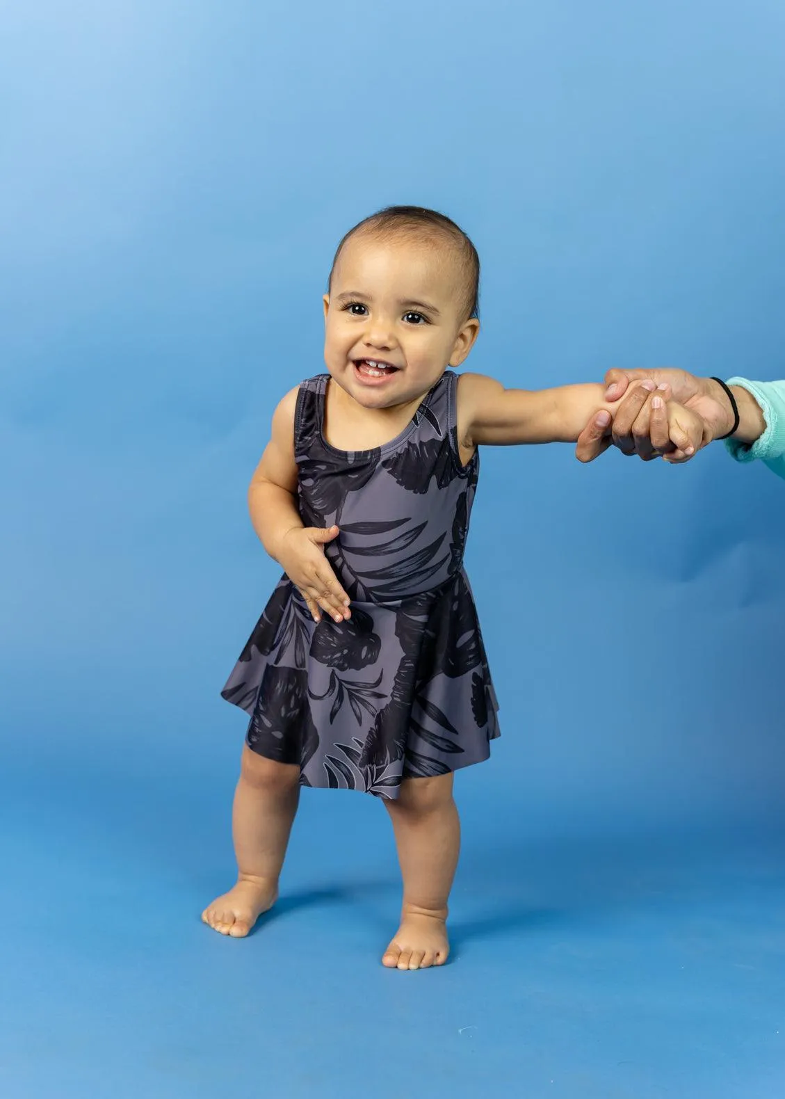Tropical Night | Baby Skirted One-Piece