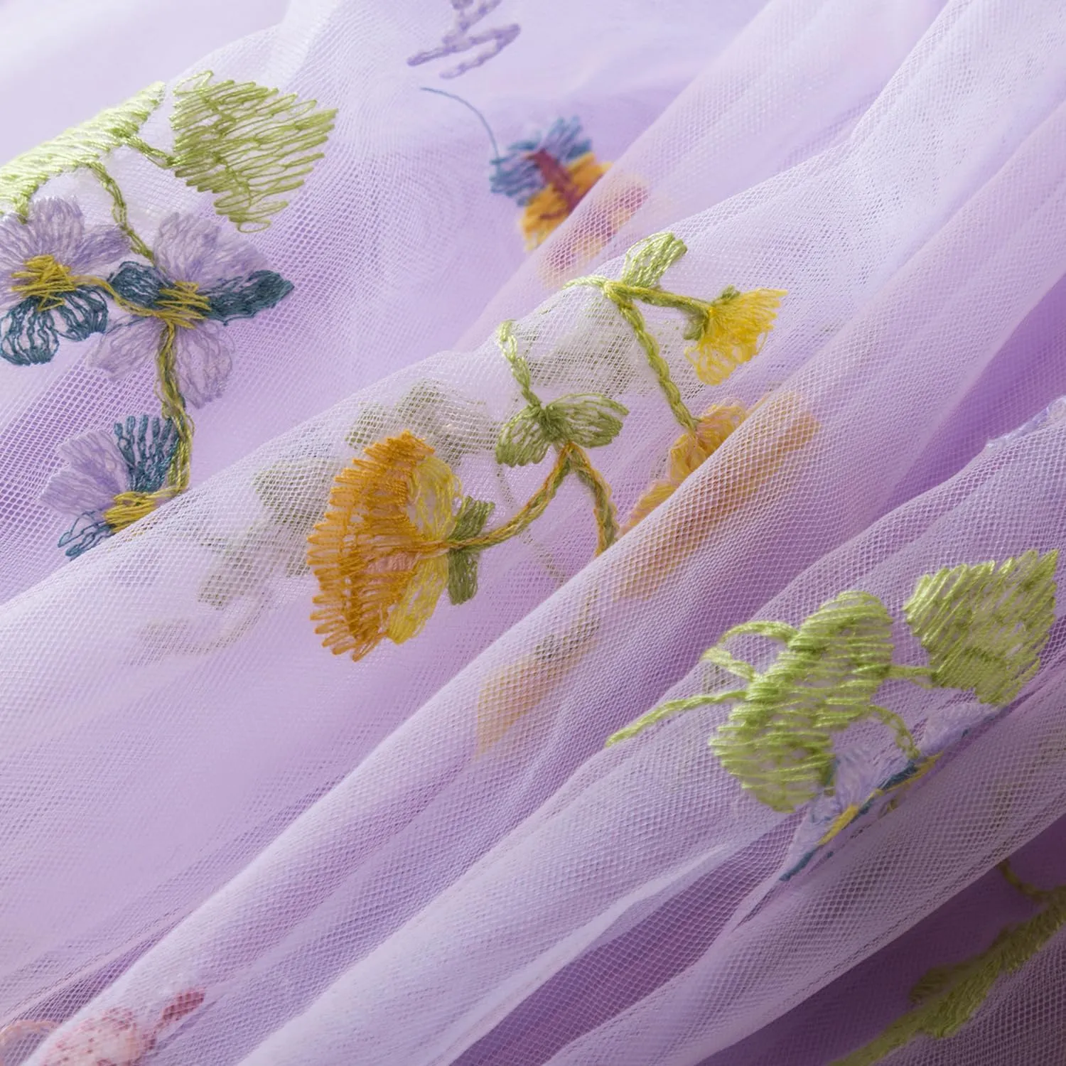 TTYAOVO Baby Girls Tulle Dress Butterfly Birthday Party Dresses