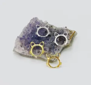 Two Kittens Are Better Than One Hoop Earrings