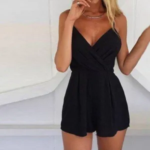 V-Neck Elegant Bodycon Romper