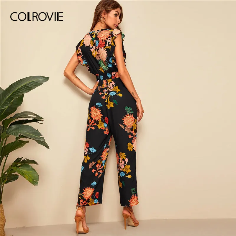 V Neck Jumpsuit Women