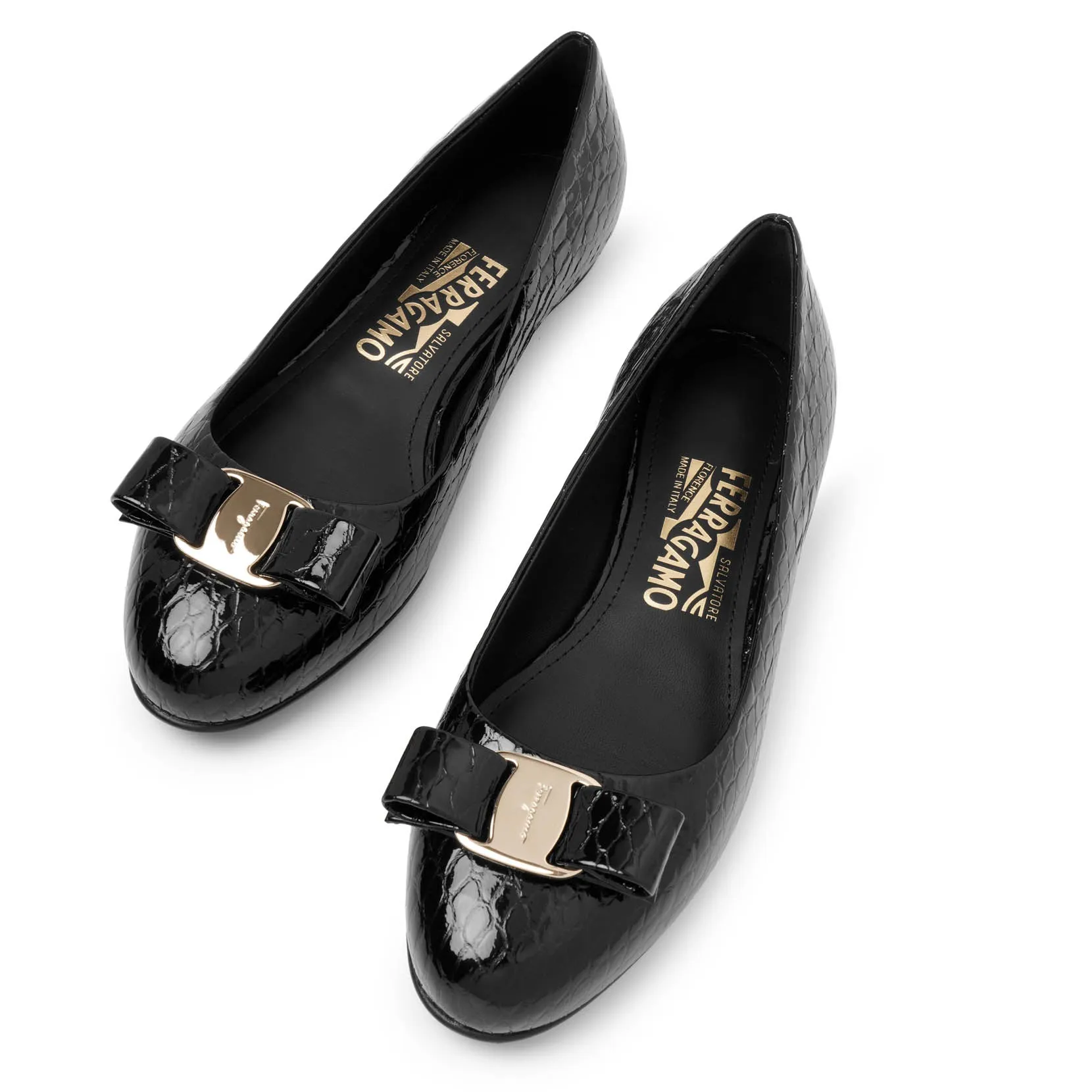 Varina black ballerinas