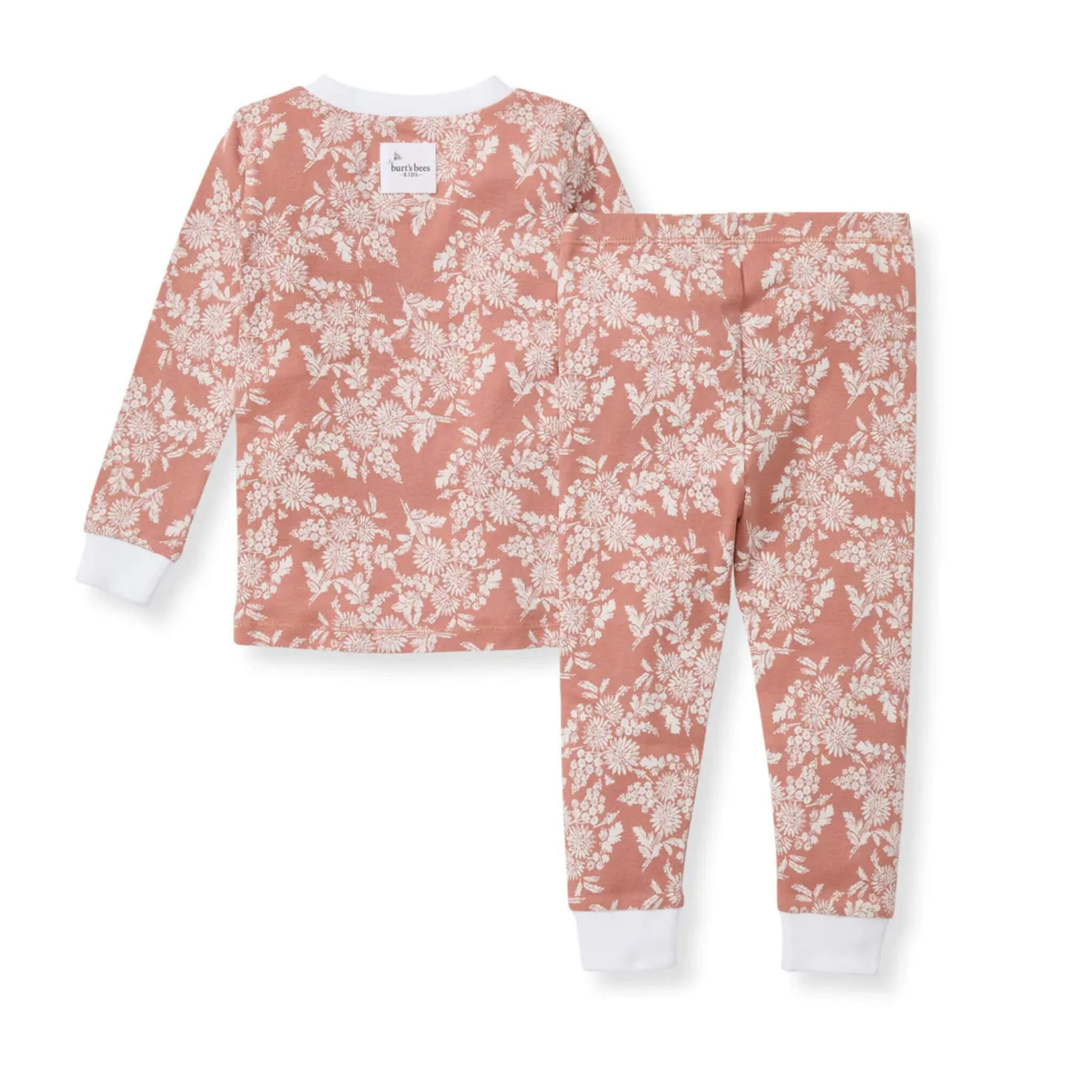 Vibrant Garden Organic Cotton Floral Toddler & Kid Pajamas