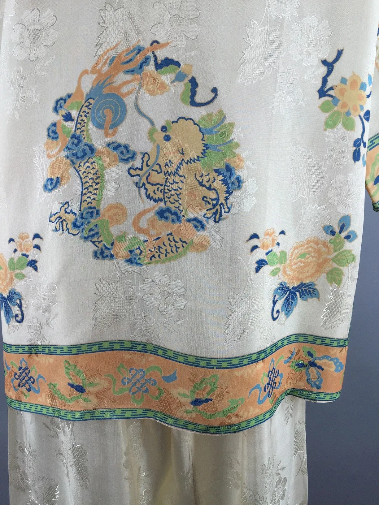 Vintage 1930s Pajamas / Art Deco Dragon Print
