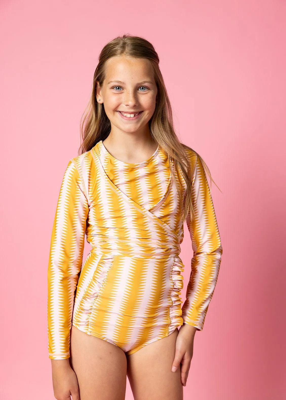 Vintage Triangles | Youth Down in Front Ruffle Bottoms