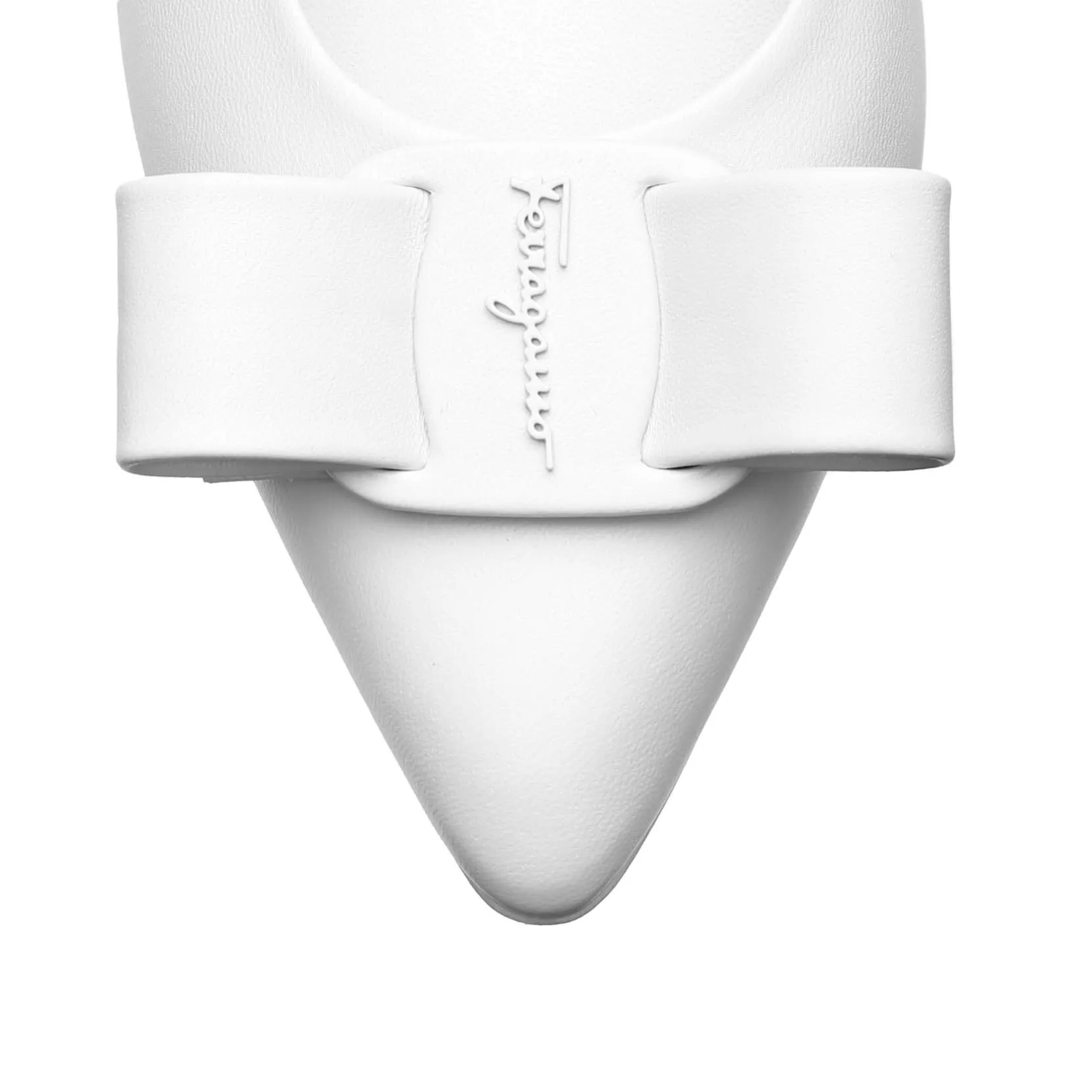 Viva white ballet flats