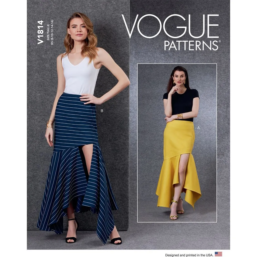Vogue Pattern V1814 Misses' & Misses' Petite Skirts
