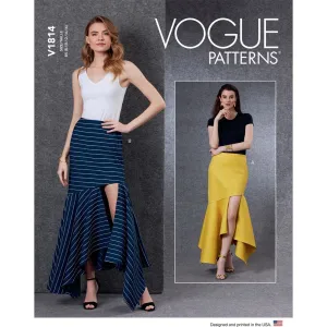 Vogue Pattern V1814 Misses' & Misses' Petite Skirts