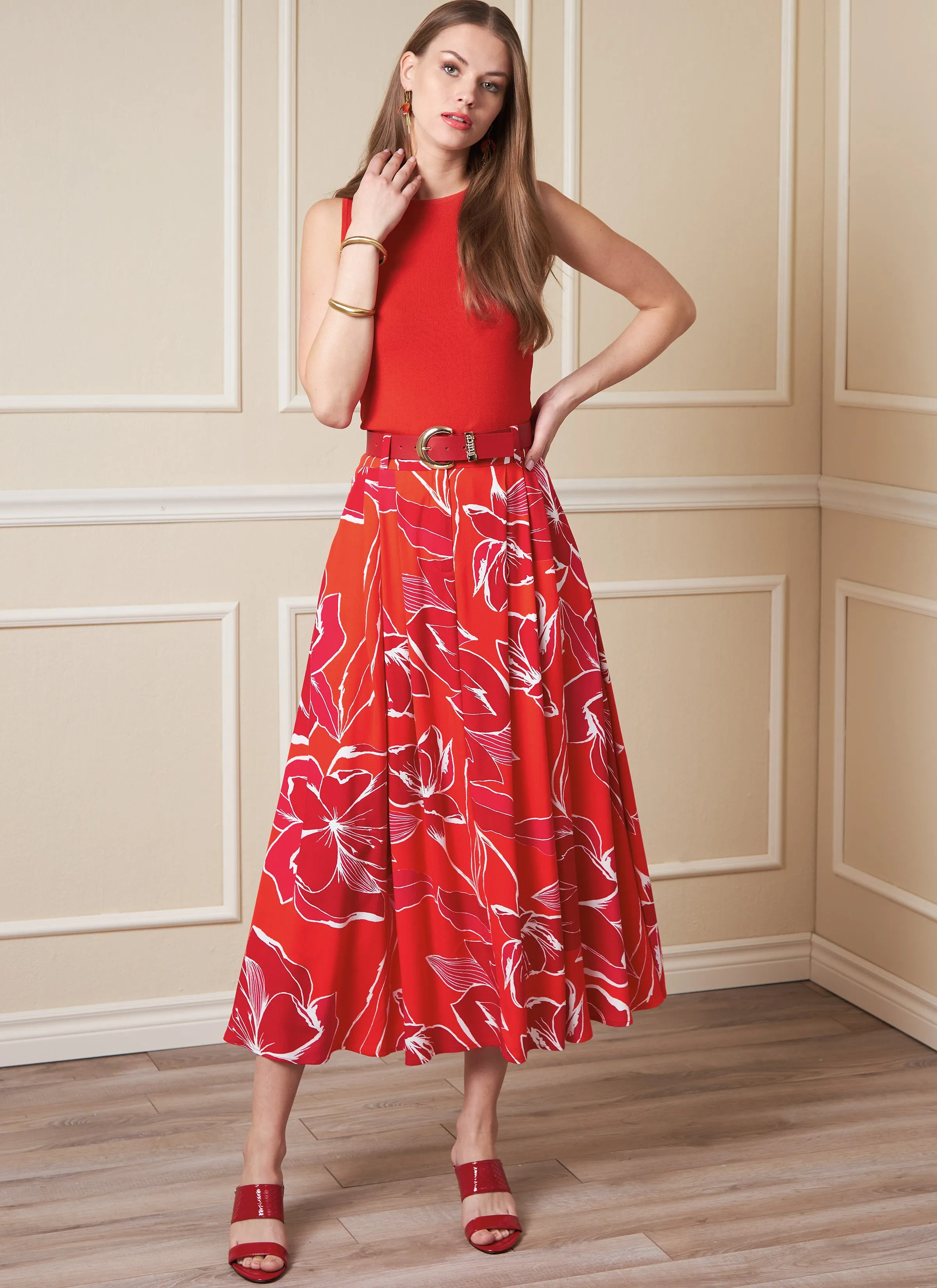 Vogue Pattern V1890 Misses' Skirts