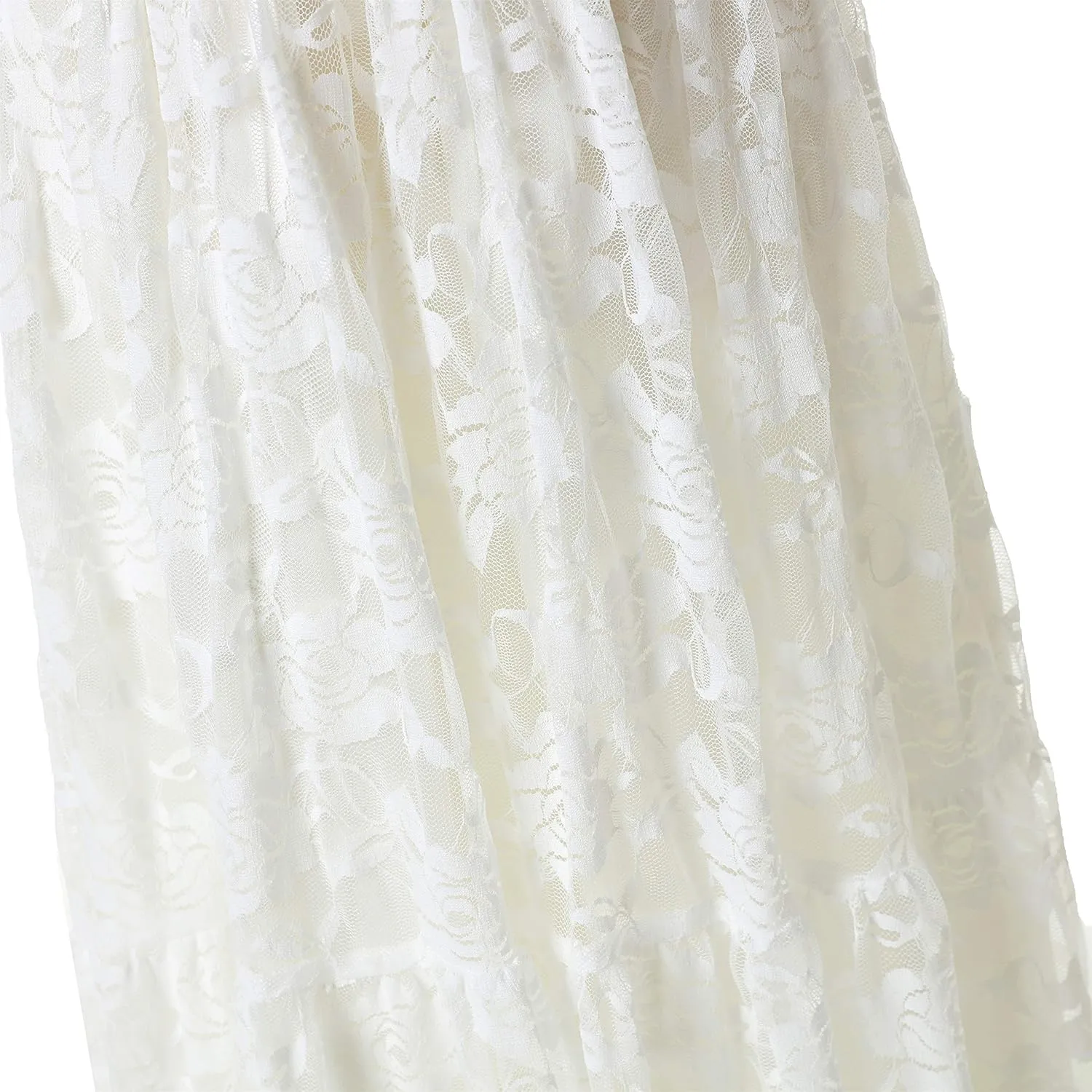 Weileenice Flower Girl Wedding Dress Sheer Back Kids Princess Bridesmaid Communion Party Prom Bohemian Maxi Lace Dresses
