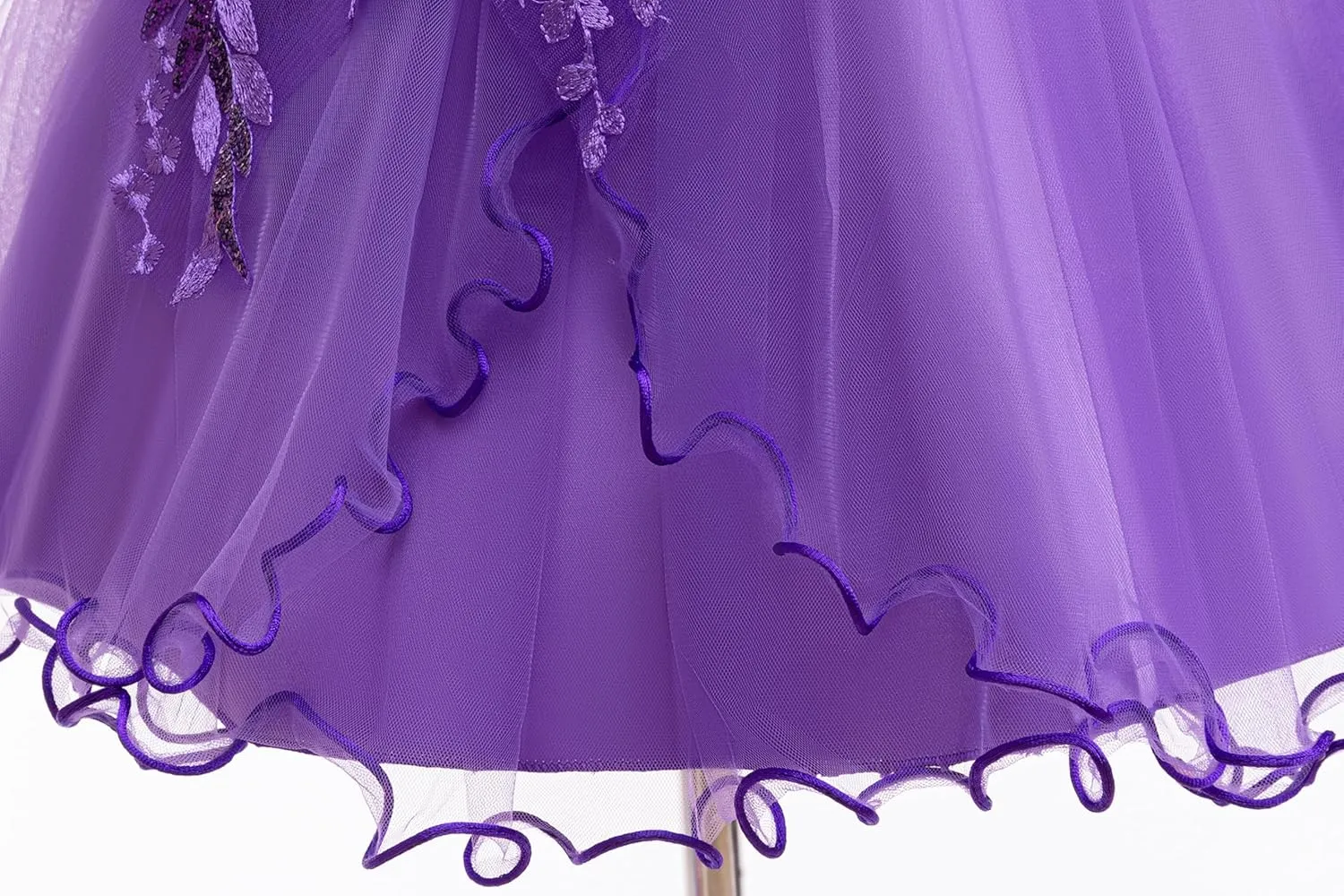 Weileenice Flower Girls Lace Bridesmaid Dress Kids Princess Wedding Prom Pageant Birthday Party Tutu Tulle Dresses