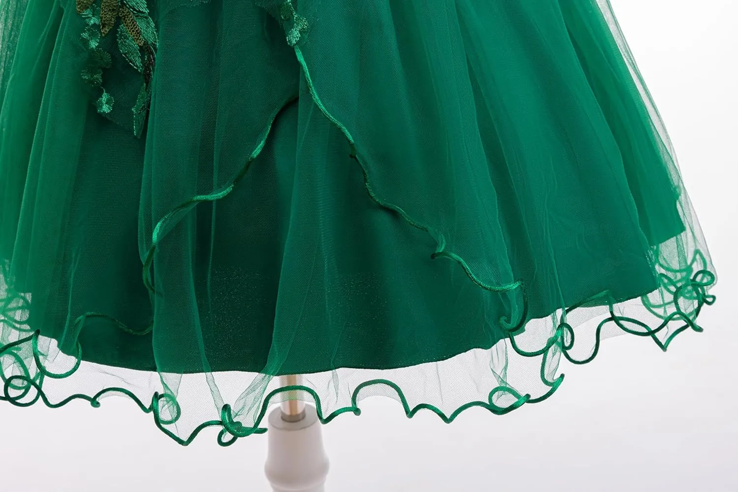 Weileenice Flower Girls Lace Bridesmaid Dress Kids Princess Wedding Prom Pageant Birthday Party Tutu Tulle Dresses