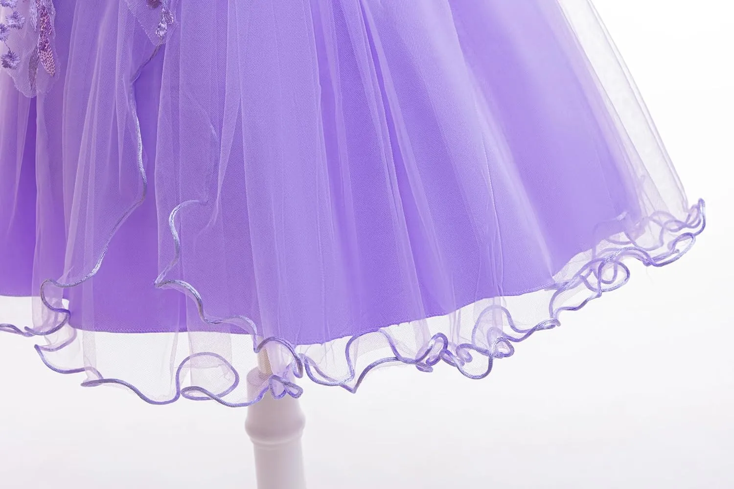 Weileenice Flower Girls Lace Bridesmaid Dress Kids Princess Wedding Prom Pageant Birthday Party Tutu Tulle Dresses