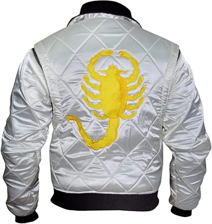 White Lightweight Bomber Jackets for Men Premium Quality
