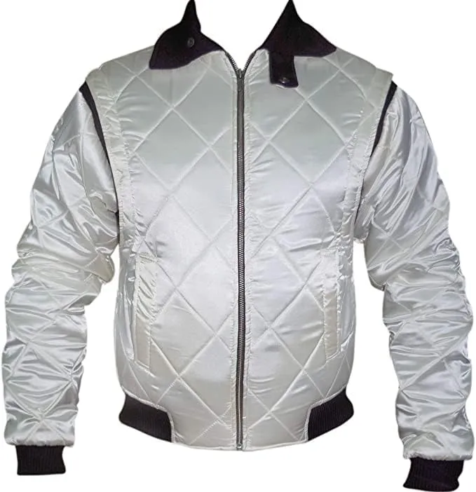 White Lightweight Bomber Jackets for Men Premium Quality