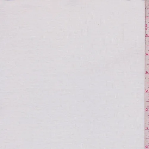 White Rayon Jersey Knit Fabric