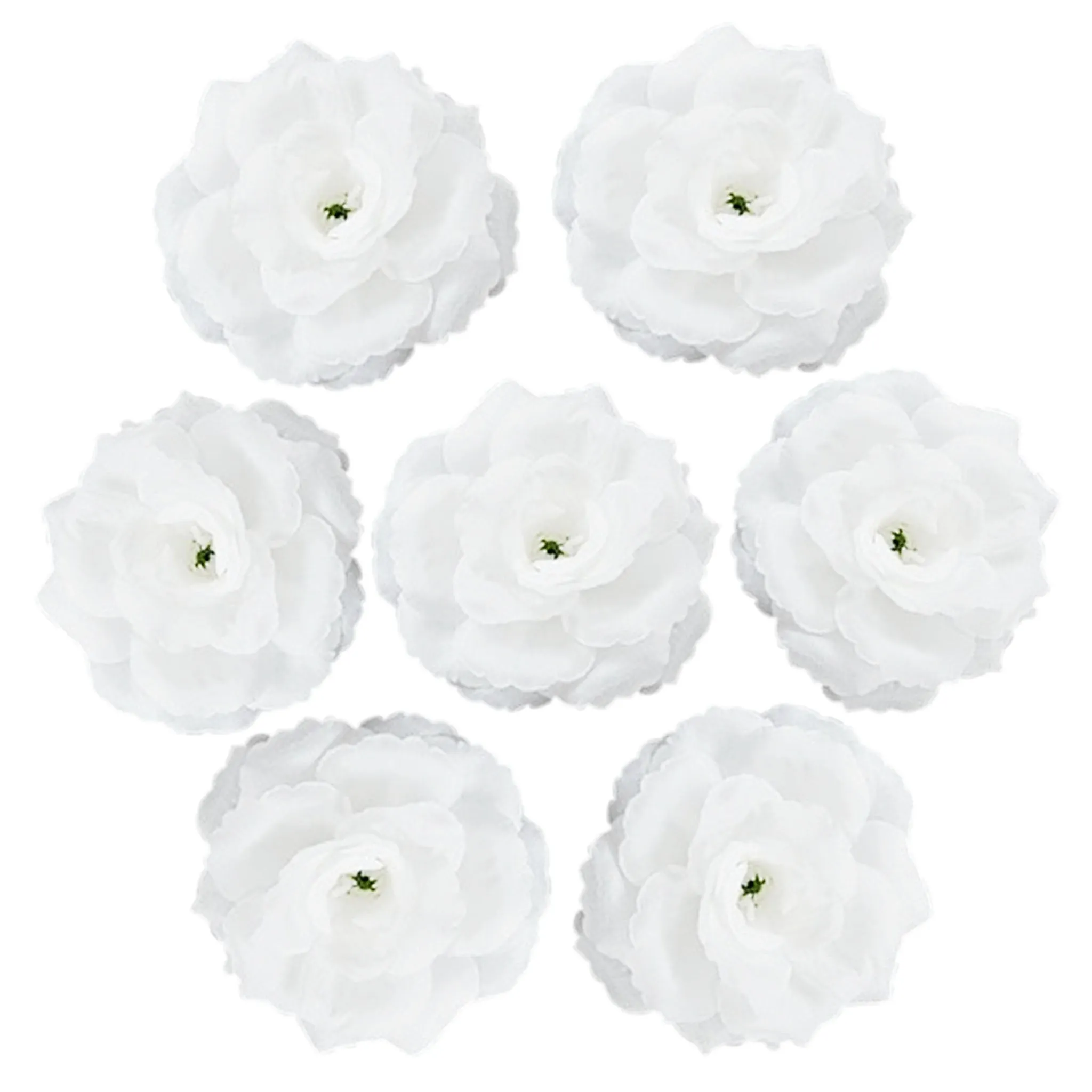 Wholesale Silk Flower Heads Artificial Roses 3 inch 100 Flowers For Flower Ball DIY