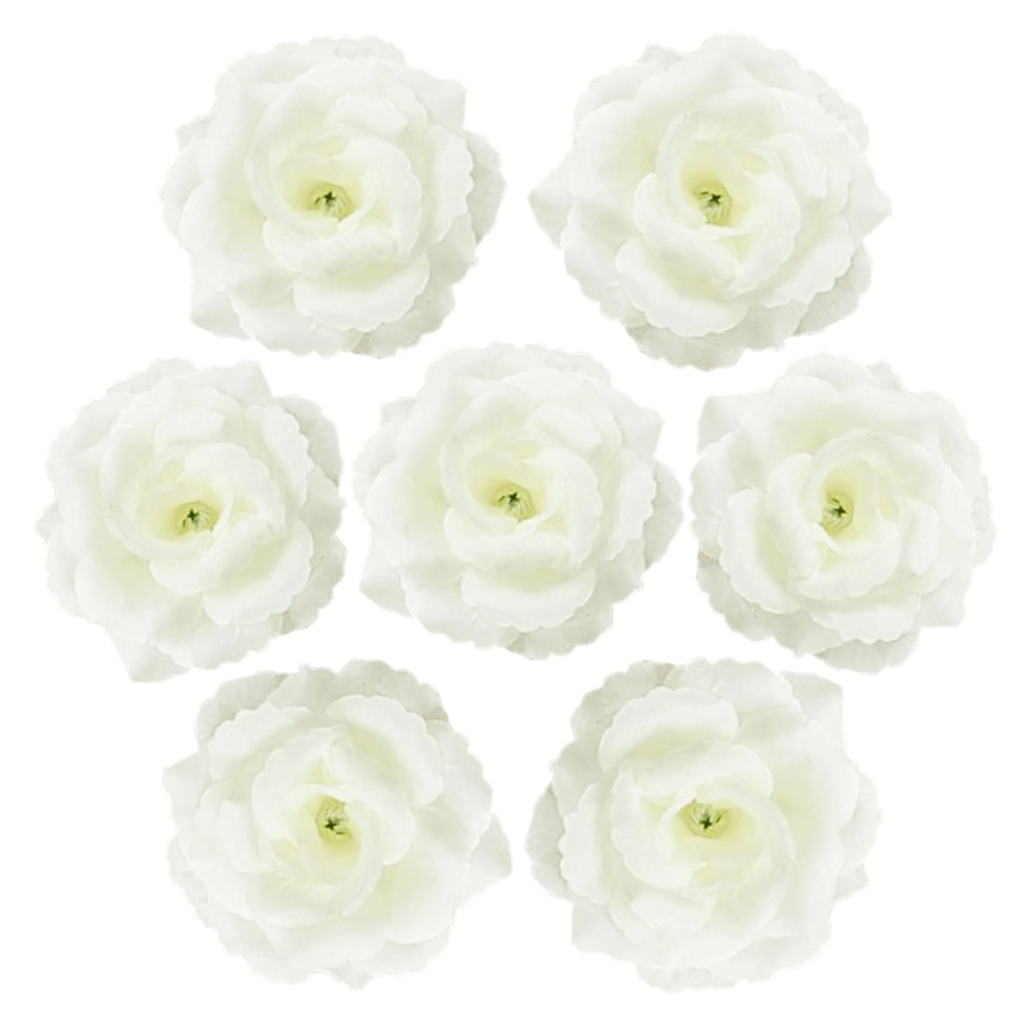 Wholesale Silk Flower Heads Artificial Roses 3 inch 100 Flowers For Flower Ball DIY