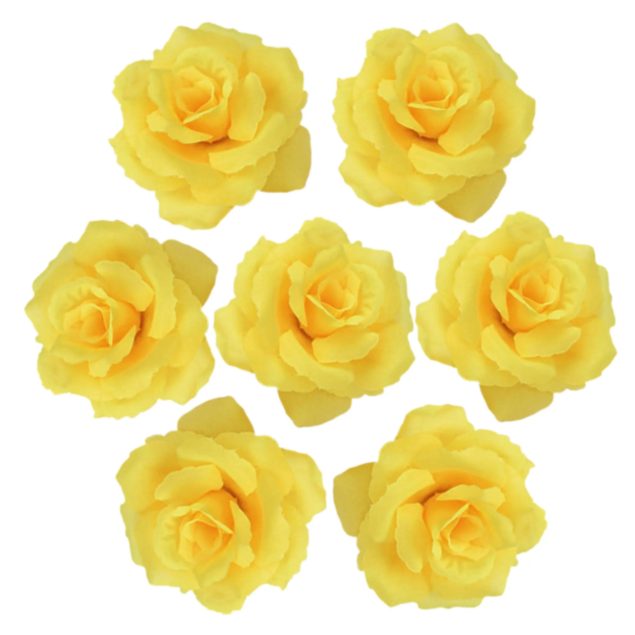 Wholesale Silk Flower Heads Artificial Roses 3 inch 100 Flowers For Flower Ball DIY