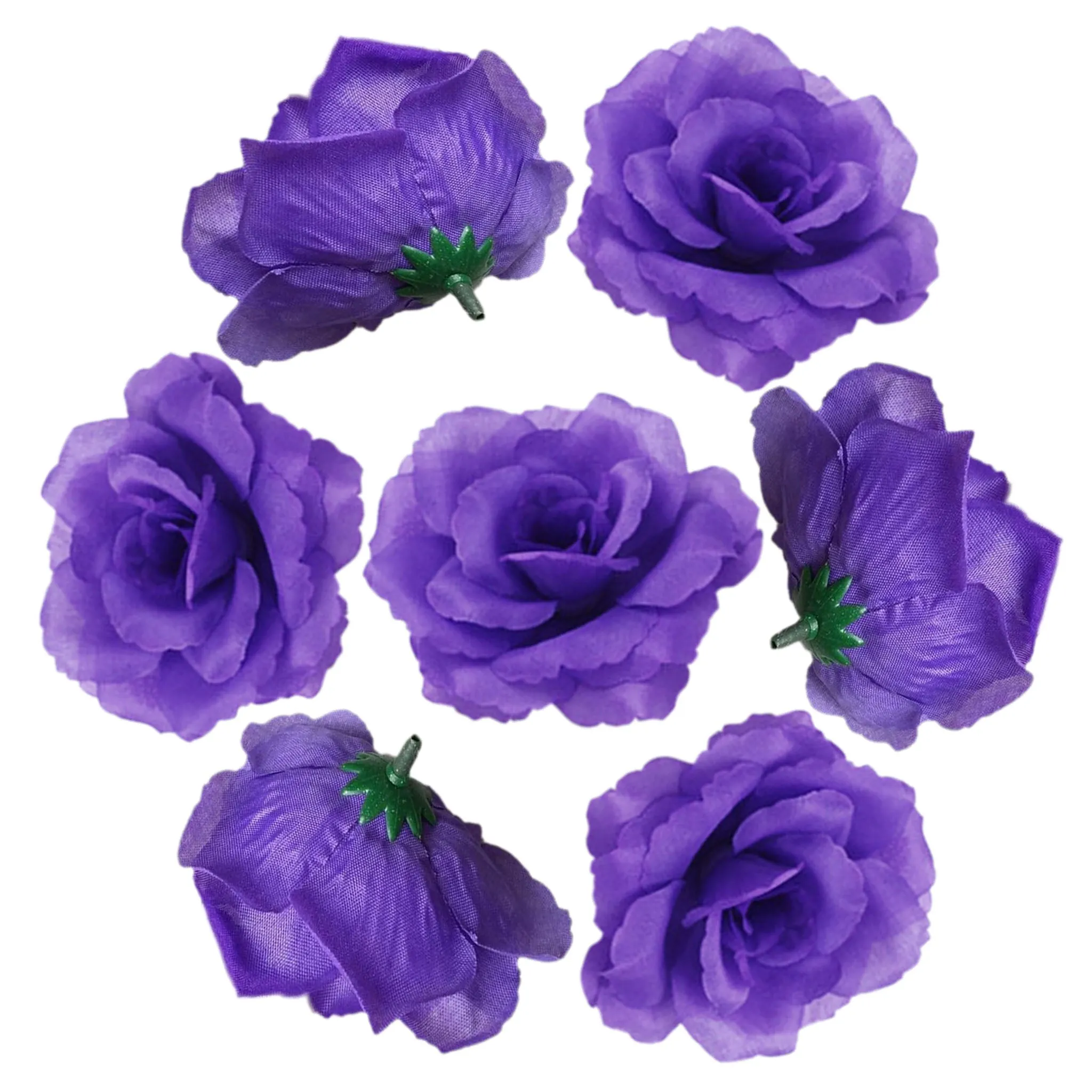 Wholesale Silk Flower Heads Artificial Roses 3 inch 100 Flowers For Flower Ball DIY