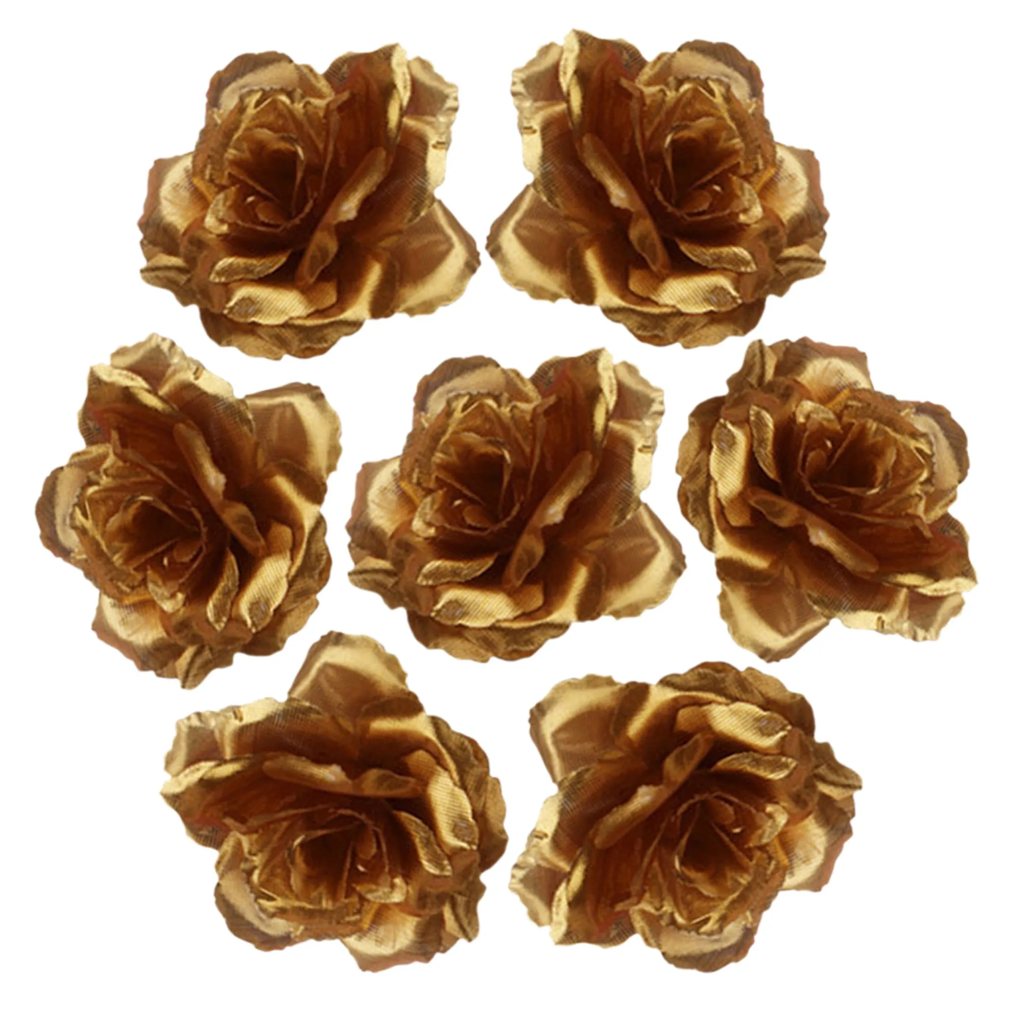 Wholesale Silk Flower Heads Artificial Roses 3 inch 100 Flowers For Flower Ball DIY