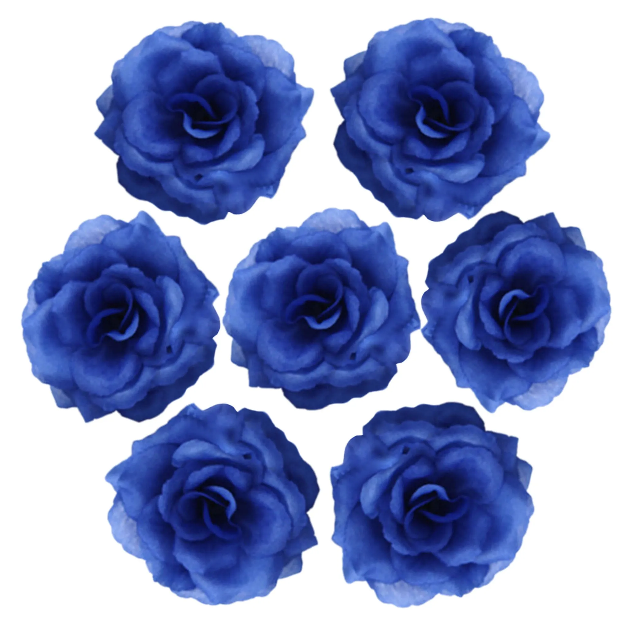 Wholesale Silk Flower Heads Artificial Roses 3 inch 100 Flowers For Flower Ball DIY