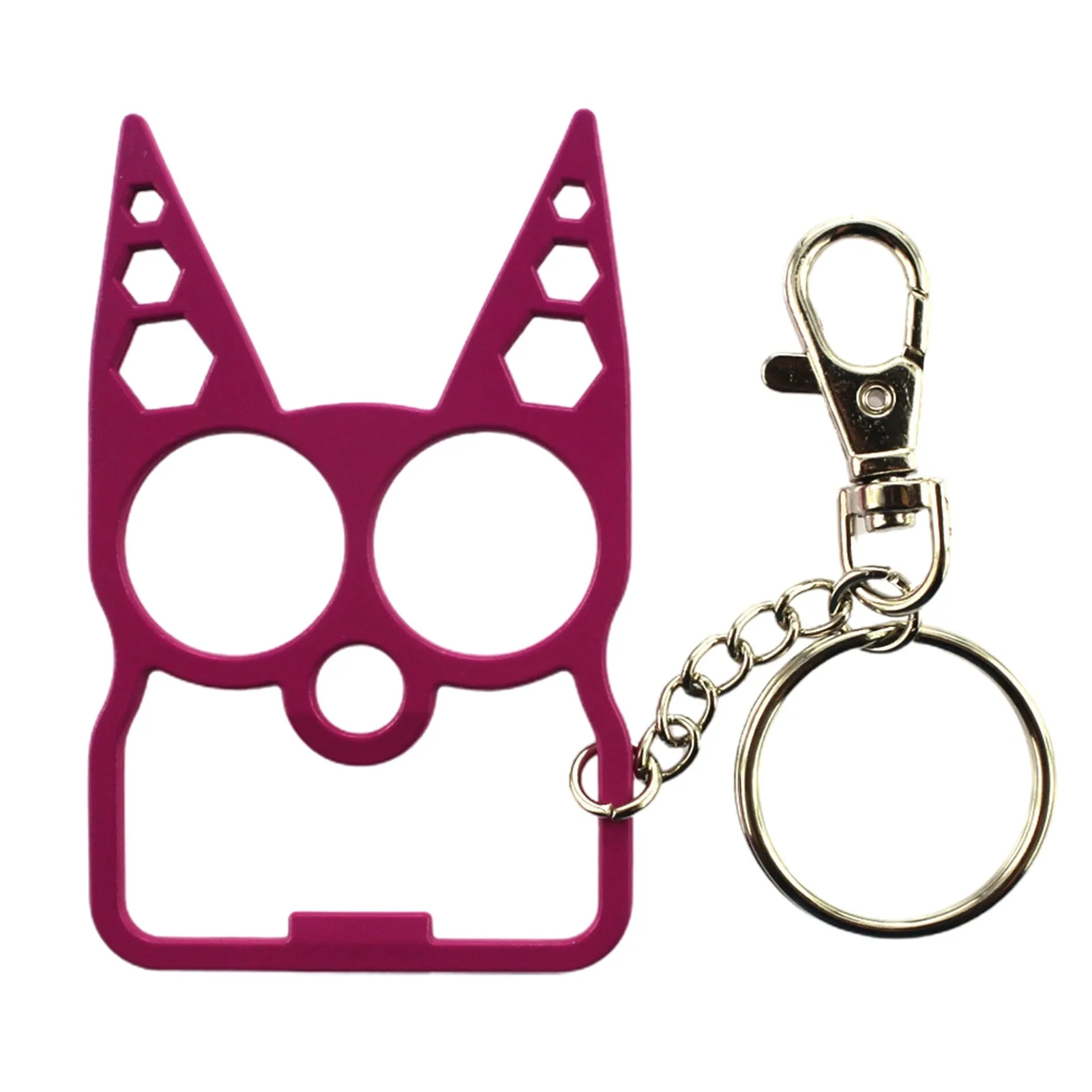 Wholesale Tiger Ears Self Defense Knuckles Keychain