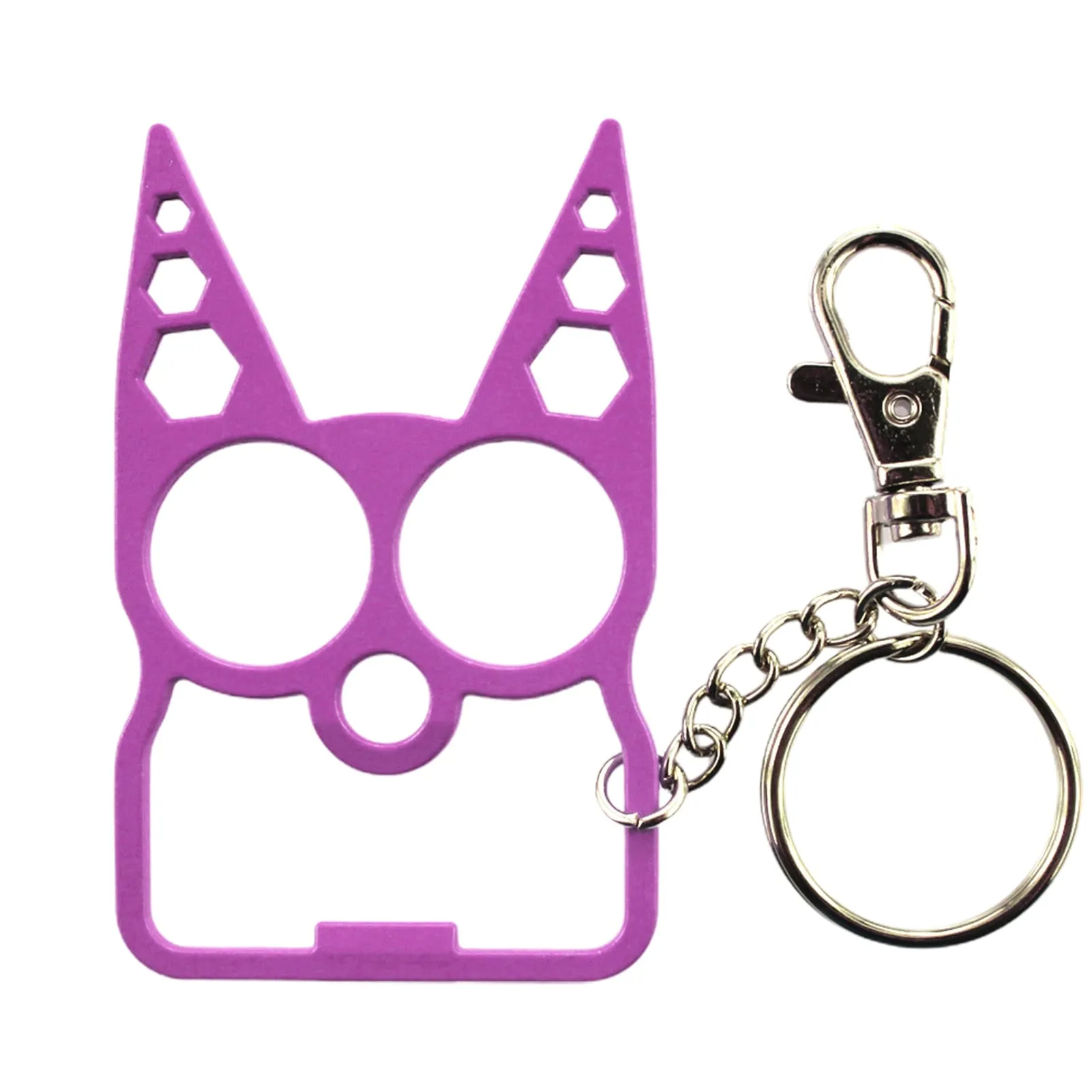 Wholesale Tiger Ears Self Defense Knuckles Keychain
