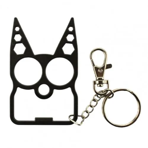 Wholesale Tiger Ears Self Defense Knuckles Keychain