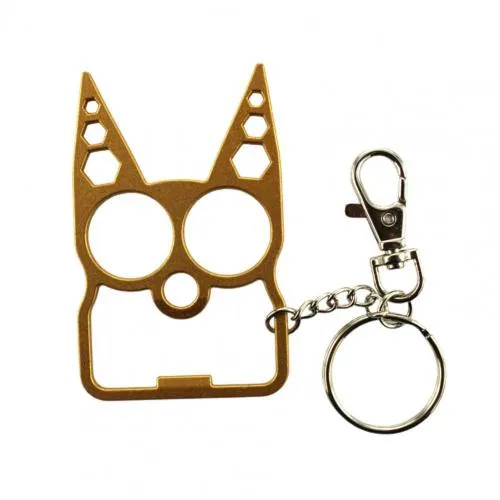 Wholesale Tiger Ears Self Defense Knuckles Keychain